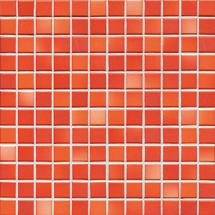 Керамическая мозаика Agrob Buchtal Fresh 24x24x6,5 мм, цвет coral red-mix R10/B