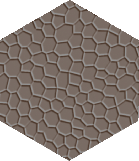 Метлахская плитка шестигранник Zahna 150/173x11 мм №06 графитовый Netz