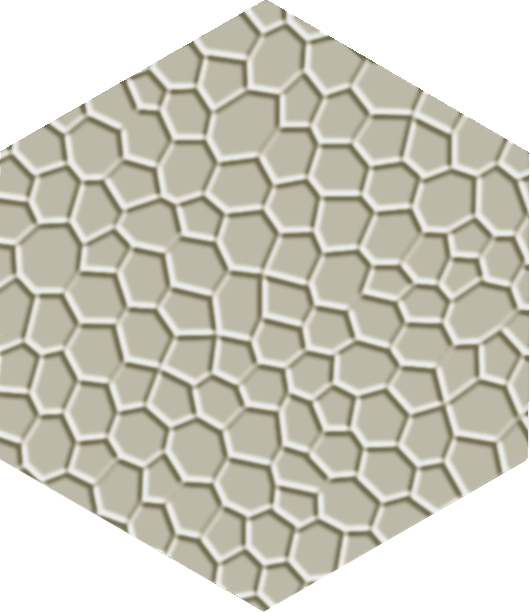 Метлахская плитка шестигранник Zahna 150/173x11 мм №17 серый Netz