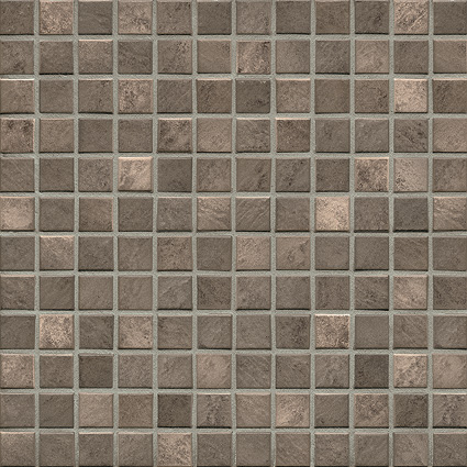Керамическая мозаика Jasba Traces Secura 24x24x6,5 мм, цвет mineral brown mix