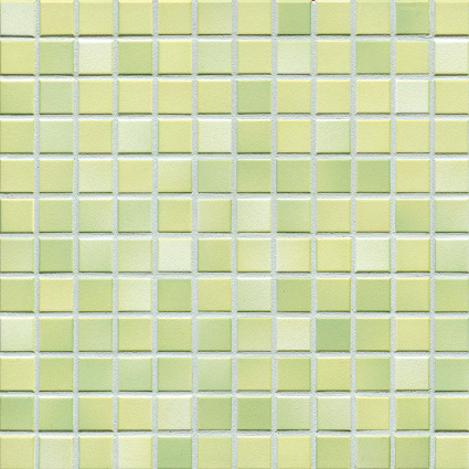 Керамическая мозаика Agrob Buchtal Fresh 24x24x6,5 мм, цвет lime green-mix R10/B