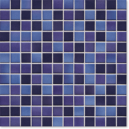 Керамическая мозаика Jasba Lavita Secura 24x24x6,5 мм, цвет indigo-blue