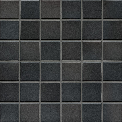 Мозаичная плитка Agrob Buchtal Fresh 50x50x6,5 мм, цвет midnight black-mix R10/B