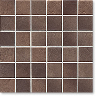 Керамическая мозаика Jasba Village Secura 50x50x6,5 мм, цвет earth brown