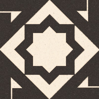 Метлахская плитка Zahna Декор Alt Merseburg 170x170x11 мм №0216