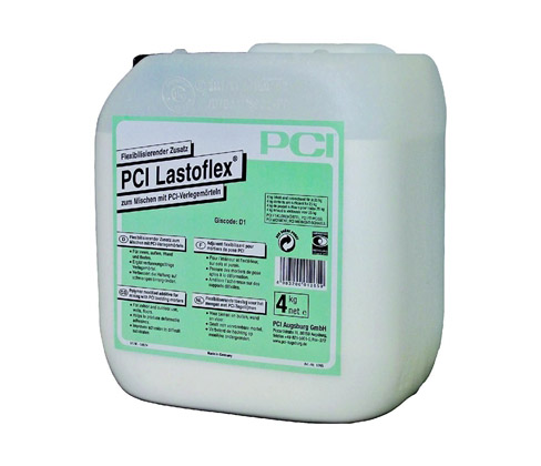 Жидкая добавка для повышения эластичности и адгезии клеев PCI Lastoflex (Ластофлекс) канистра 4 кг