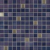 Керамическая мозаика Agrob Buchtal Fresh 24x24x6,5 мм, цвет vivid violet-mix metallic