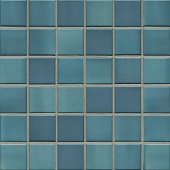 Керамическая мозаика Jasba Colours Secura 50x50x6,5 мм, цвет bleu ocean