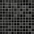 Керамическая мозаика Agrob Buchtal Fresh 24x24x6,5 мм, цвет midnight black-mix