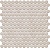 Керамическая мозаика Agrob Buchtal Loop 22,3x6,5 мм, цвет light ivory R10/B
