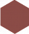 Метлахская плитка шестигранник Zahna 150/173x11 мм №304 красный