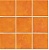 Керамическая мозаика Jasba Lavita 102x102x6,5 мм, цвет sunny-orange