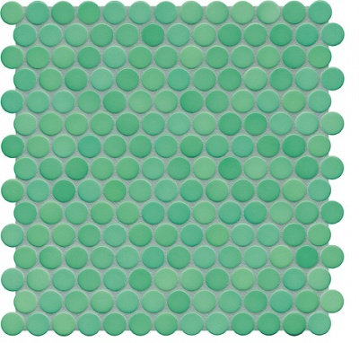 Керамическая мозаика Agrob Buchtal Loop 22,3x6,5 мм, цвет sea green R10/B