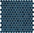 Керамическая мозаика Agrob Buchtal Loop 22,3x6,5 мм, цвет steel blue glossy