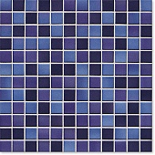 Керамическая мозаика Jasba Lavita Secura 24x24x6,5 мм, цвет indigo-blue