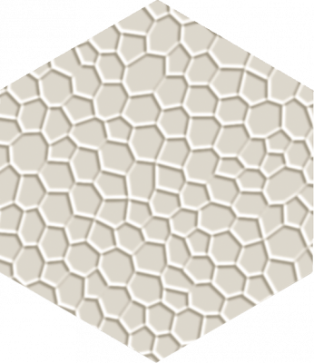 Метлахская плитка шестигранник Zahna 150/173x11 мм №16 белый Netz