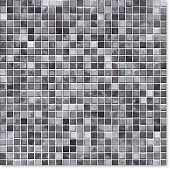 Керамическая мозаика Agrob Buchtal Kauri 12x12x6,5 мм, цвет rock grey-mix glossy