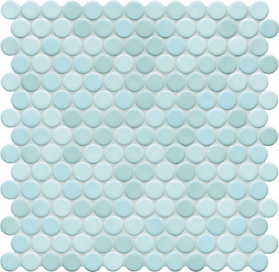 Керамическая мозаика Agrob Buchtal Loop 22,3x6,5 мм, цвет light aqua blue R10/B