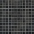 Керамическая мозаика Agrob Buchtal Fresh 24x24x6,5 мм, цвет midnight black-mix R10/B