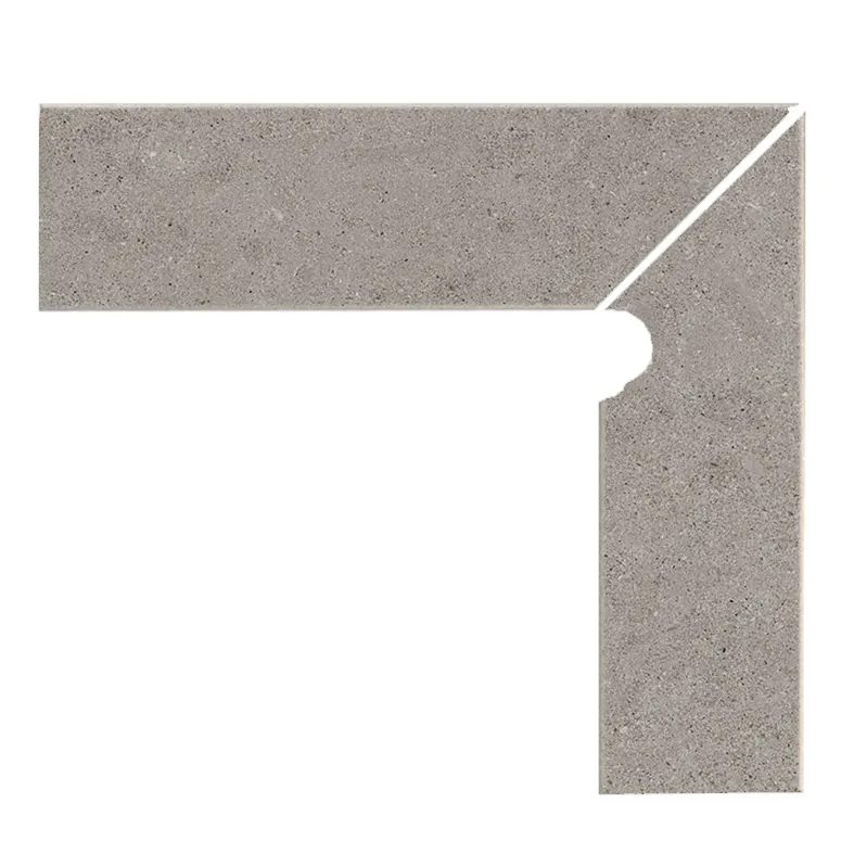 GRES ARAGON CRONOS Gris 7121 Плинтус флор. ступени правый (из 2 частей)