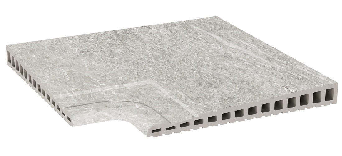 KERASTEP MARBLE Arian 436 Рукохват угол / ANGULO DESBORDANTE R11 310х310х17-30 мм