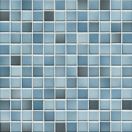 Керамическая мозаика Agrob Buchtal Fresh 24x24x6,5 мм, цвет denim blue-mix