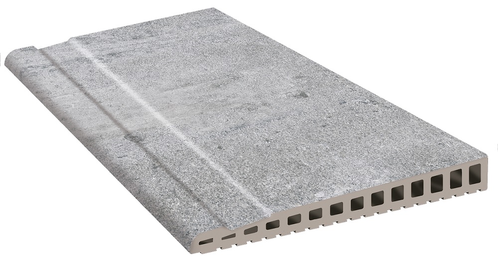 KERASTEP URBAN Silver 378 Рукохват / BORDE DESBORDANTE R11 280х665х17-30 мм