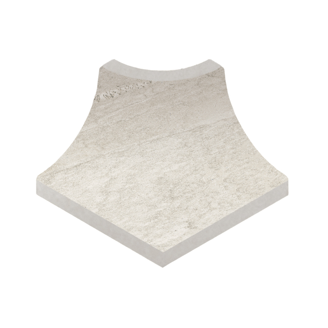 KERASTEP MARBLE Siena 401 Плинтус радиальный внеш. угол / ANGULO ARISTA  42х33/50х11 мм