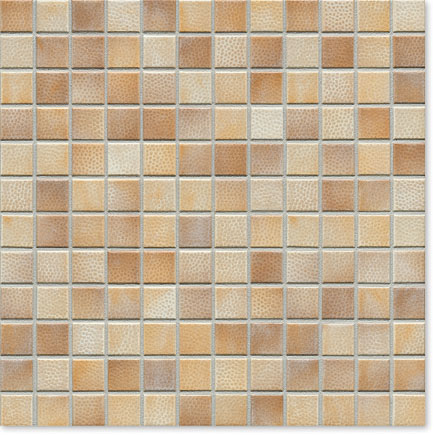 Керамическая мозаика Agrob Buchtal Kauri 24x24x6,5 мм, цвет sand beige-mix glossy