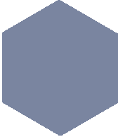 Метлахская плитка шестигранник Zahna 100/115x15 мм №09 синий