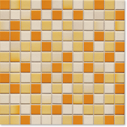 Керамическая мозаика Jasba Lavita Secura 24x24x6,5 мм, цвет sunny-orange