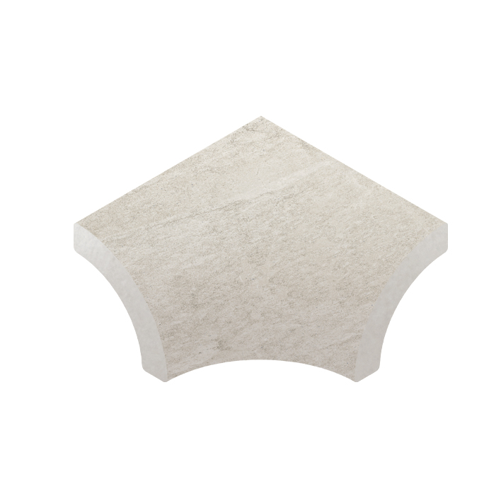 KERASTEP MARBLE Siena 401 Планка радиальная внутр. угол / ANGULO MEDIA CANA  33х42/50х11 мм