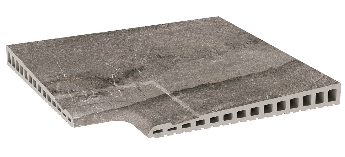 KERASTEP MARBLE Moca 426 Рукохват угол / ANGULO DESBORDANTE R11 310х310х17-30 мм