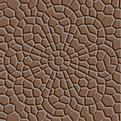 Метлахская плитка Zahna 150x150x11 мм №08 коричневый Netz Dekor