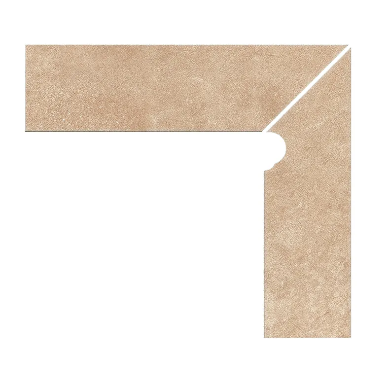 GRES ARAGON URBAN Beige 7231 Плинтус флор. ступени правый (из 2 частей)