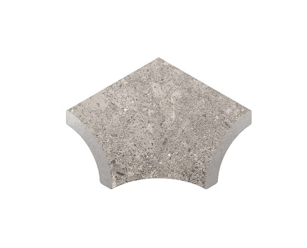 KERASTEP STONE Pearl 551 Планка радиальная внутр. угол / ANGULO MEDIA CANA  77х77/110х10 мм