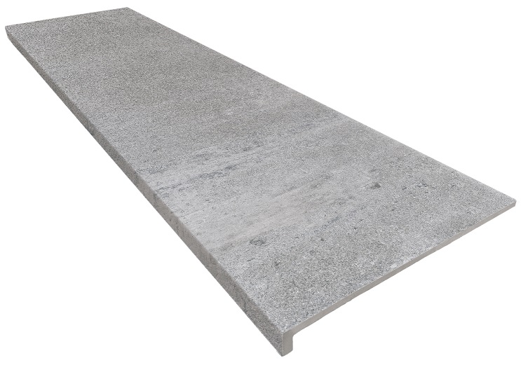 Монолитная ступень Exagres Opera Silver кантиковая 1200*330, R9