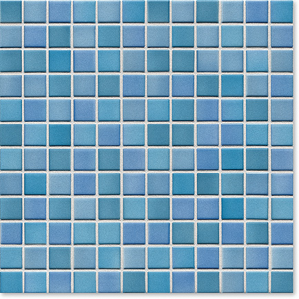 Керамическая мозаика Jasba Lavita Secura 24x24x6,5 мм, цвет cristal-turquoise