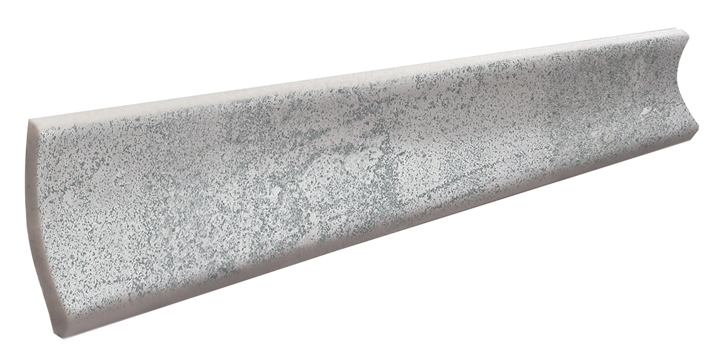 KERASTEP URBAN Silver 371 Плинтус радиальный / MEDIA CANA   40х330 r30 мм