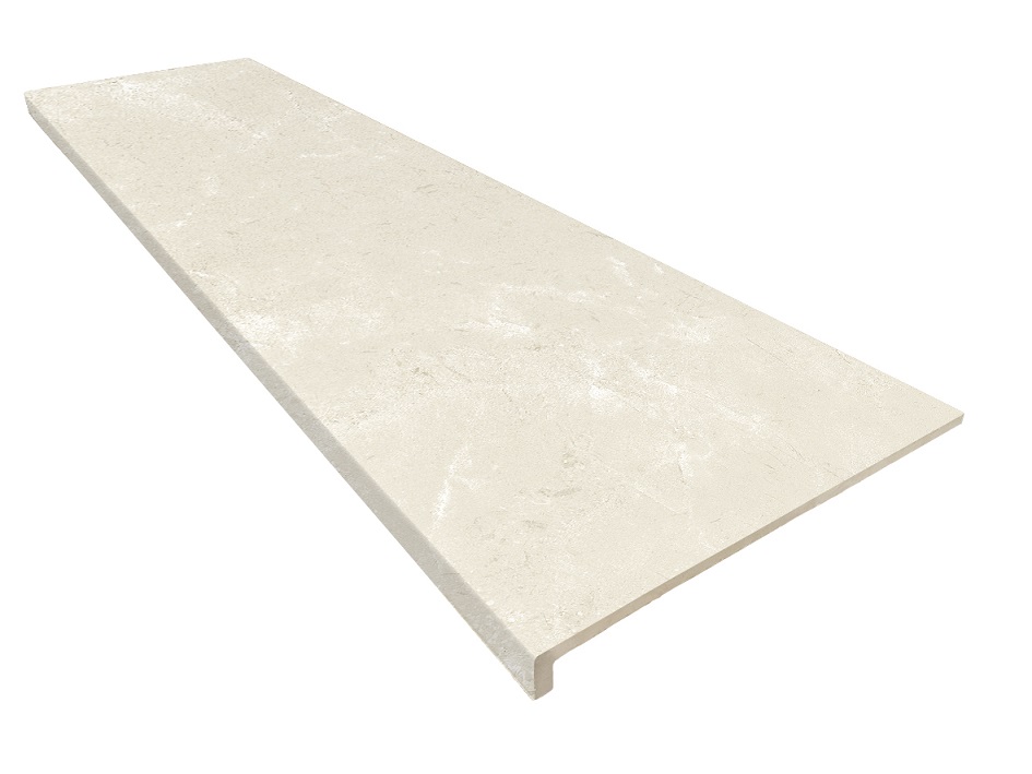 EXAGRES MARBLES Crema marfil 915 Ступень прямоугольная / PELDAÑO RECTO R9 330х1200х12 мм