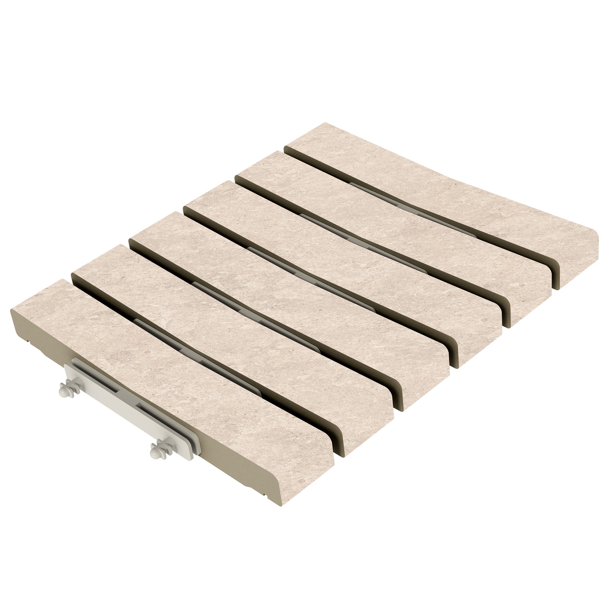 KERASTEP STONE Sand 548 Решетка перелива / REJILLA MODULAR R11 245х300х30 мм