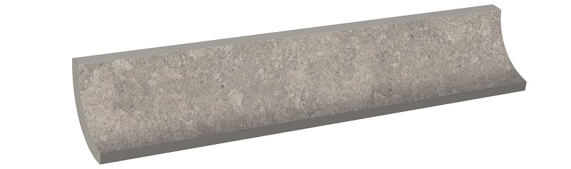 KERASTEP STONE Pearl 551 Плинтус радиальный / MEDIA CANA  77х665 r30 мм