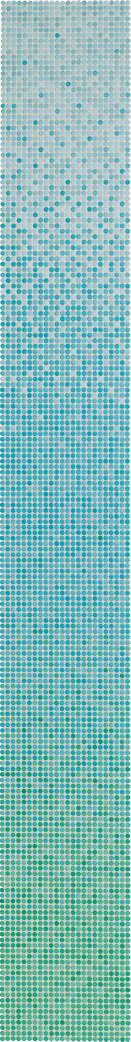 Декор Agrob Buchtal Loop Colour gradient 12x6,5 мм, цвет ocean glossy