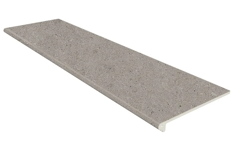 GRES ARAGON CRONOS Gris 7121 Ступень флорентийская / PELDAÑO FIORENTINO R9 330х1200х14 мм
