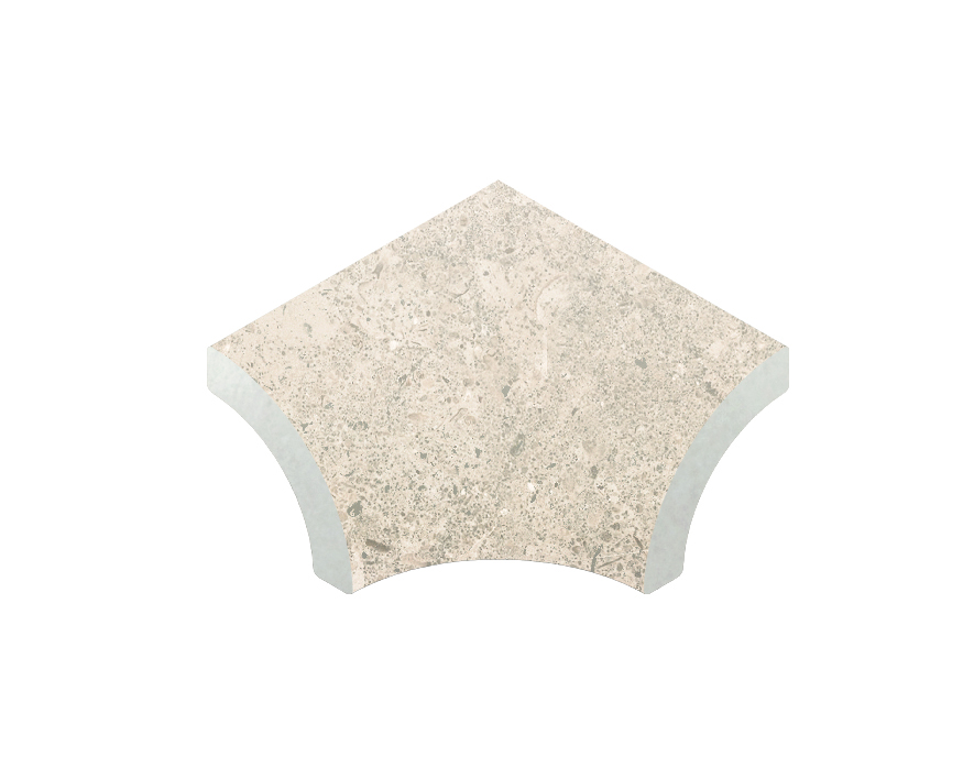 KERASTEP STONE Sand 541 Планка радиальная внутр. угол / ANGULO MEDIA CANA  77х77/110х10 мм