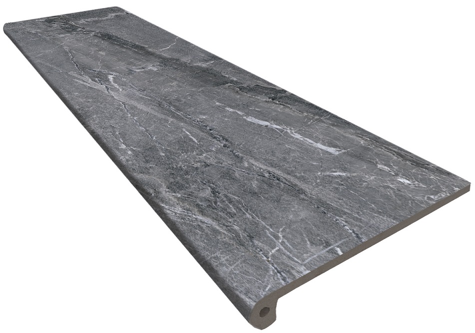 KERASTEP MARBLE Ceniza 441 Ступень флорентийская / PELDAÑO FIORENTINO R9 330х1200х13 мм