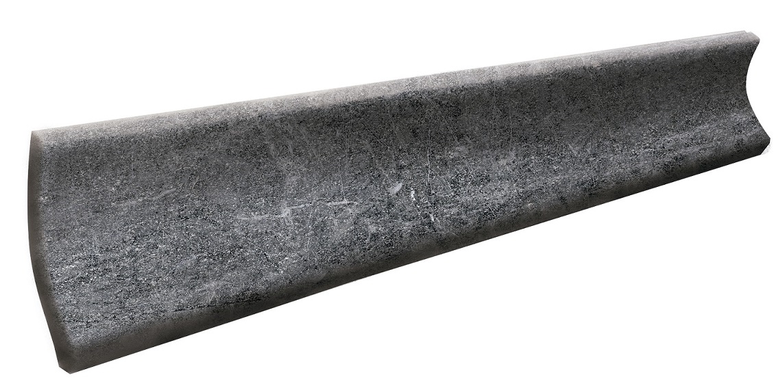 Плинтус радиальный Exagres Imperial Ceniza 330х40 мм r30 R9
