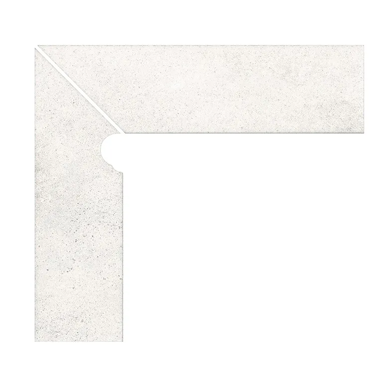 GRES ARAGON URBAN Blanco 7211 Плинтус флор. ступени левый (из 2 частей)