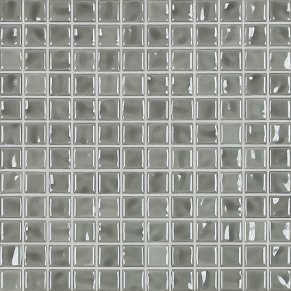 Керамическая мозаика Jasba Amano 24x24x6,5 мм, цвет gris moyen brillant