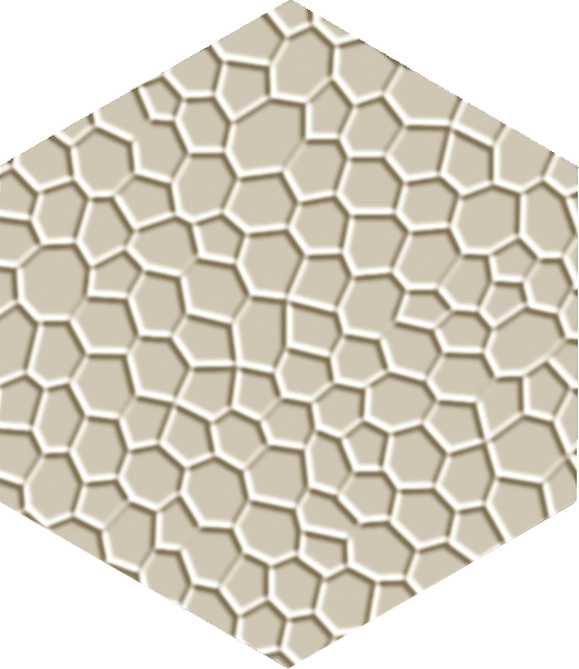 Метлахская плитка шестигранник Zahna 150/173x11 мм №05 светло-серый Netz